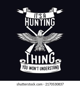 Hunting printable vector designs for commercial use