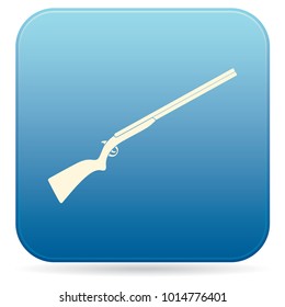 Hunting shot gun icon. Vector illustration