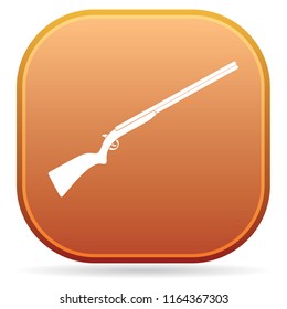 Hunting shot gun icon. Vector illustration