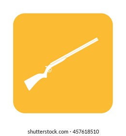 Hunting shot gun icon. Vector illustration