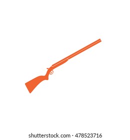 Hunting shot gun icon. Vector illustration