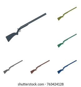 Hunting shot gun icon. Vector illustration