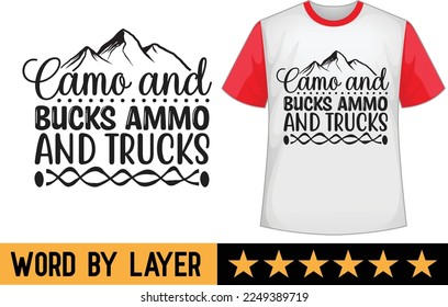 Hunting svg t shirt design