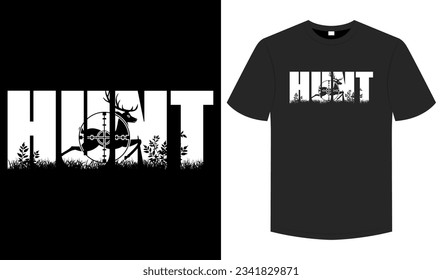 Hunting t shirt ,deer hunting vector, outdoor hunting t shirt design