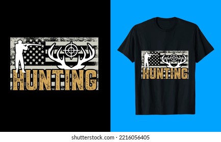 Hunting T Shirt Design, Hunting  elements, quotes