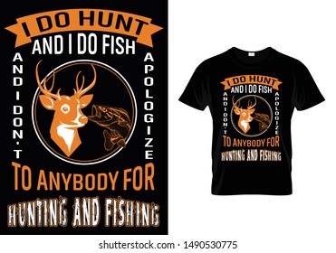 Hunting T shirt design For Hunter