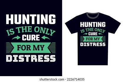 Hunting T Shirt Design Template Vector