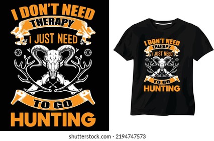 Hunting t Shirt Design Vector