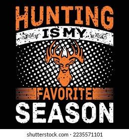 Hunting T shirt design vector file