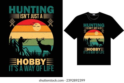 Hunting t shirt design vector files