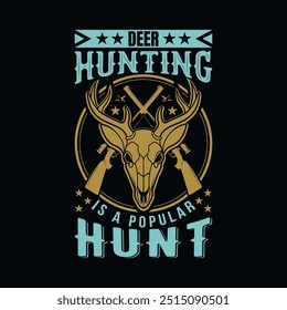 Hunting t shirt design vector file