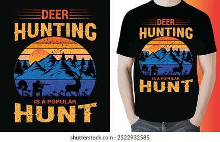 hunting t shirt design vector, Hunt t shirt design, hunting t shirt ,deer hunting vector