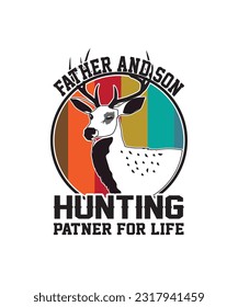 Hunting t shirt designvintage t-shirt design