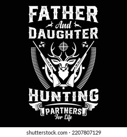 Tema de caza, gráficos de eslóganes e ilustraciones con parches para camisetas y otros usos.