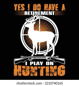 Hunting theme, slogan graphics, and illustrations with patches for t-shirts and other uses.