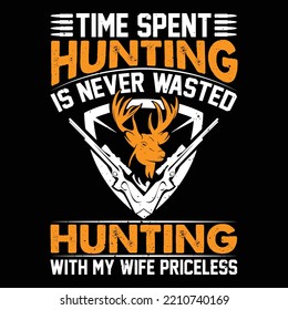 Hunting theme, slogan graphics, and illustrations with patches for t-shirts and other uses.