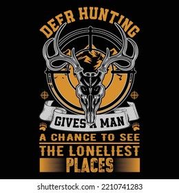 Hunting theme, slogan graphics, and illustrations with patches for t-shirts and other uses.