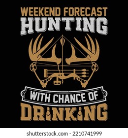 Hunting theme, slogan graphics, and illustrations with patches for t-shirts and other uses.