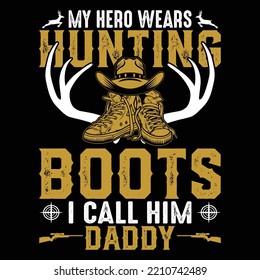 Hunting theme, slogan graphics, and illustrations with patches for t-shirts and other uses.
