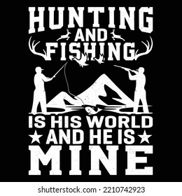 Hunting theme, slogan graphics, and illustrations with patches for t-shirts and other uses.