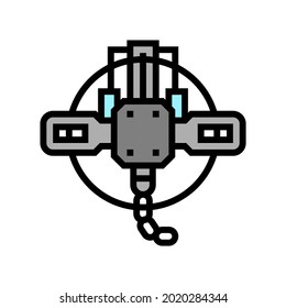 hunting trap color icon vector. hunting trap sign. isolated symbol illustration