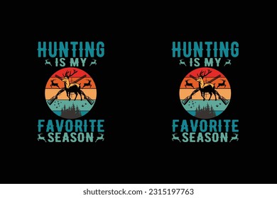 Hunting T-Shirt Design. Hunting T-Shirt