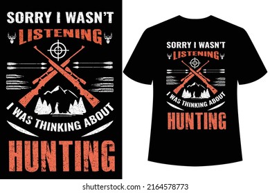 Hunting t-shirt Design Bike T-shirt Vector Template typography t-shirt design. Ready to print for apparel, illustration. Modern, simple, lettering t shirt vector design.eps