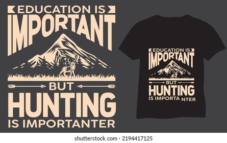 Hunting T-Shirt Design by mdsahidulislamh