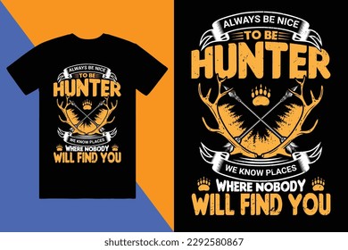 Diseño de camisetas de caza, diseño de camisetas personalizadas, diseño de camisetas