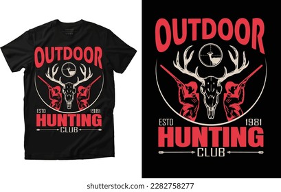 Hunting T-shirt Design And custom t shirt 