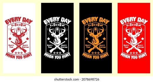 Hunting T-shirt design !!!! Deer hunting club !!!! Hunting club !!!! T-shirt design, T shirt design