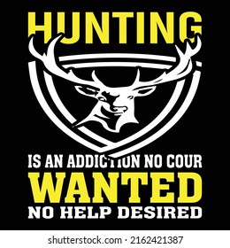 Hunting T-Shirt Design EPS Vector File
