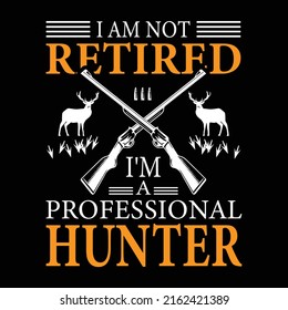 Hunting T-Shirt Design EPS Vector File
