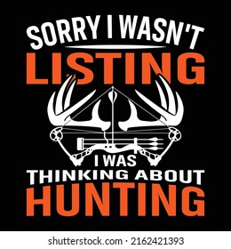 Hunting T-Shirt Design EPS Vector File