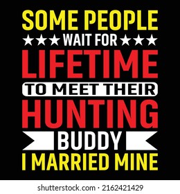Hunting T-Shirt Design EPS Vector File