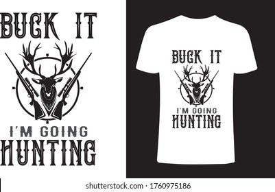 Cazando camisetas Diseño Vector de Caza