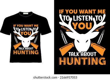 Hunting tshirt design. Tshirt design print template