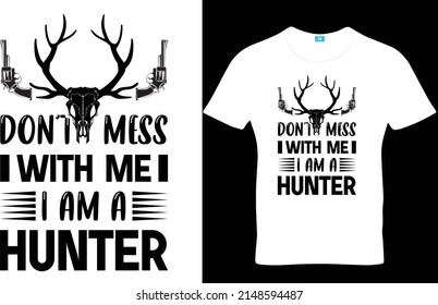 Hunting T-shirt Design And Svg Template