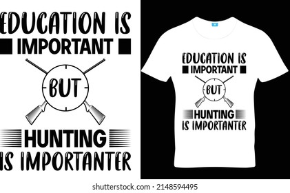 Hunting T-shirt Design And Svg Template