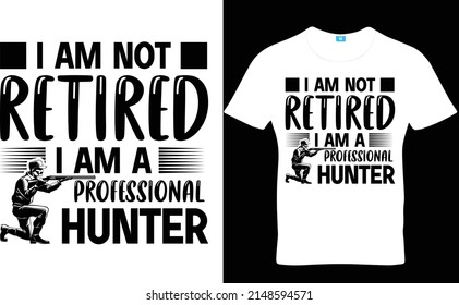 Hunting T-shirt Design And Svg Template
