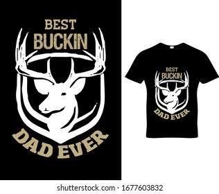 Hunting t-shirt design template vector.