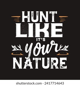 Hunting t-shirt design template! Hunting t-shirt design vector
