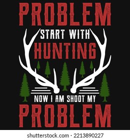 Hunting tshirt design vector design