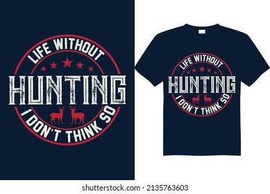 hunting tshirt design vector file
