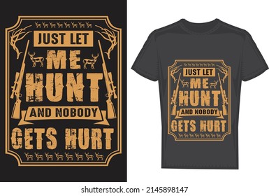 Hunting T-shirt Design Vector File
