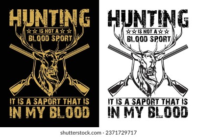 hunting tshirt design vector file