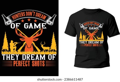 Caza del archivo del vector de diseño de camisetas