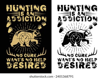 hunting tshirt design vector file, eps