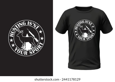 Hunting T-Shirt Design und Vektor-Datei