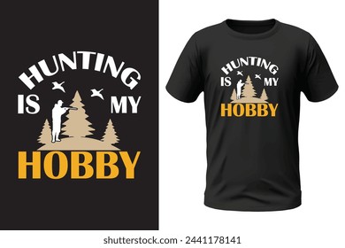 Hunting t-shirt design and vector file